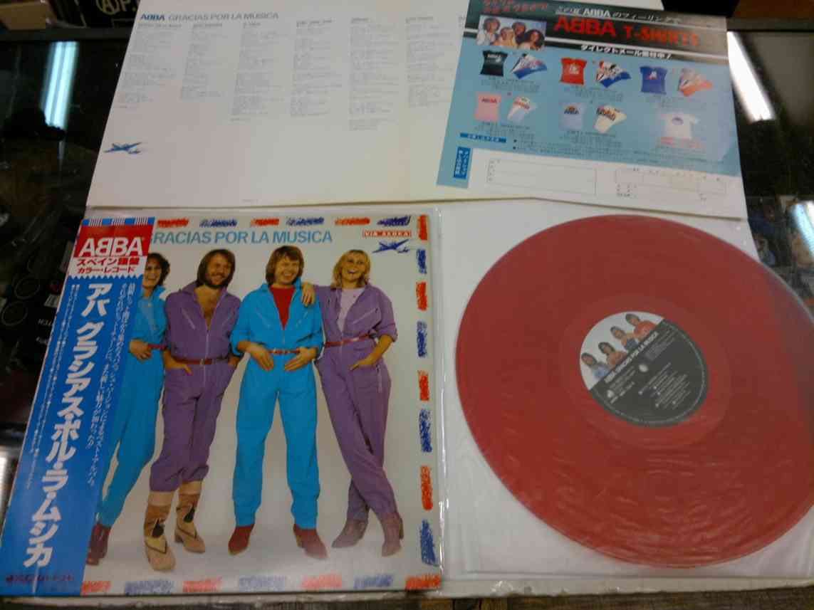 ABBA - GRACIAS POR LA MUSICA - RED WAX JAPAN